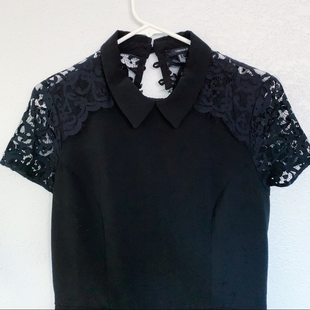 Black lace romper - Picture 3 of 4
